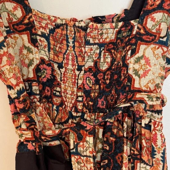 Anthropologie Black and Red Asymmetrical Dress - Picture 9 of 11